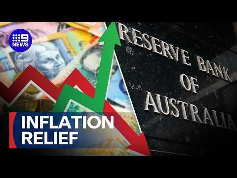 Interest rates predicted to soften after surprise fall in inflation | 9 News Australia