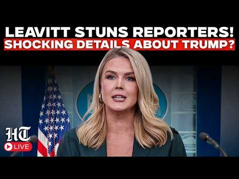 LIVE | Karoline Leavitt's New Statement on Trump Grabs Worldwide Attention | White House LIVE