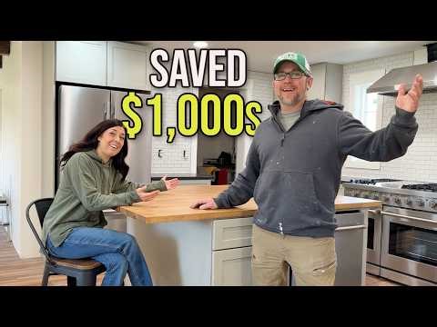 Renovating a 150 Year Old FarmHouse Kitchen is EXPENSIVE... So We Did THIS!