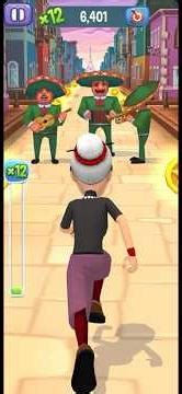 Angry Gran Run Gameplay 😱 Crazy Grandma Escape!#short video