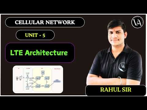 LTE Architecture Explained | Cellular Network Unit 5 | Complete LTE Architecture