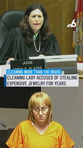 Cleaning lady accused of stealing expensive jewelry for years
