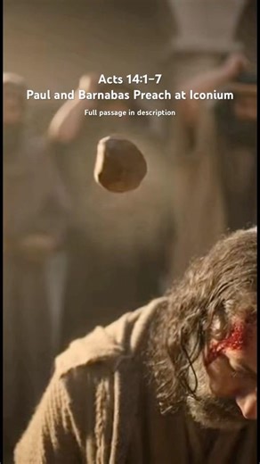 Acts 14:1–7 Paul and Barnabas Preach at Iconium