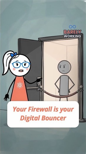 Why you need a firewall right now ⚠️ #cybersecurity #tech #safety