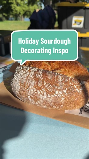 Here’s some sourdoughinspo for the holidays! I made these doily loaves over the summer and that was the last time I used doily as decor for my loaves, ! think the holidays are the perfect time to do it again! It can be difficult to nail because the thickness and pattern of the doily will determine how much flour you add on top of our sourdough loaf. One out of two isn't bad! #creatorsearchinsights #sourdoughinspo #sourdough #sourdoughtipsandtricks #baking