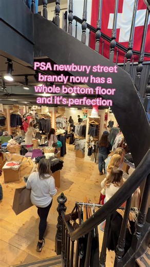 Brandy Newbury Street Boston: The New Bottom Floor is Perfection