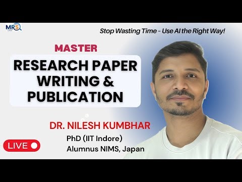 🚀Certified 2-Day Live Research Writing & Publication Training I Smart & Ethical Use of AI