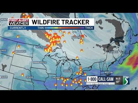 First Alert Weather Update: Wildfire Smoke On the Horizon