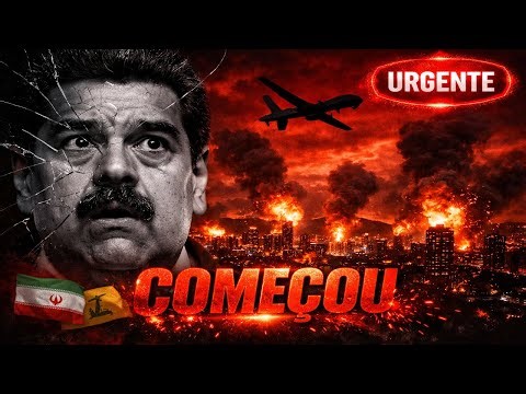 URGENTE: EUA BOMBARDEIAM VENEZUELA AGORA - Base Iraniana Destruída em Caracas