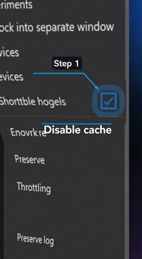 Disable Cache in DevTools like a pro! #pctips #windows #developer