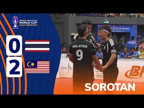 Thailand 0 - 2 Malaysia | Final | Berkumpulan | Perlawanan 3 | TM ISTAF Sepaktakraw World Cup 2026