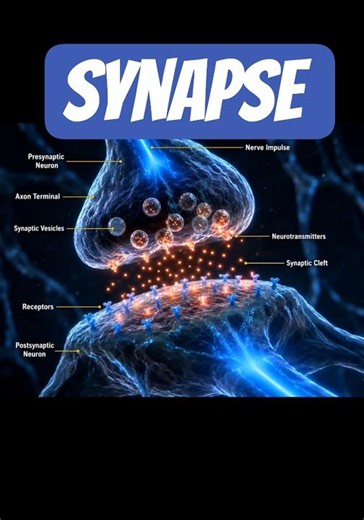 Synapse| Chemical Transmission| Animation| Neural Control and Coordination| Class 11 Biology