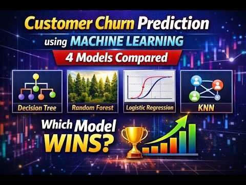 Customer Churn Prediction using Machine Learning | 4 Models Compared