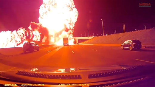 Truck Driver Suddenly Lost Control And The Explosion Immediately Took Two Lives