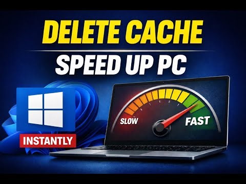 DELETE Windows 11 CACHE Now and SPEED UP Your Device INSTANTLY