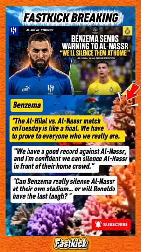 Benzema Sends Warning Before Al-Nassr Clash!
