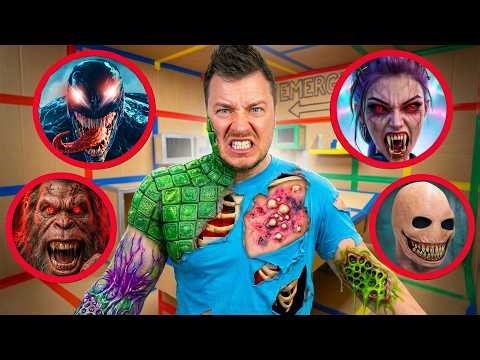 I Was Bit By 5 Deadly Monsters! Including Spider Man!