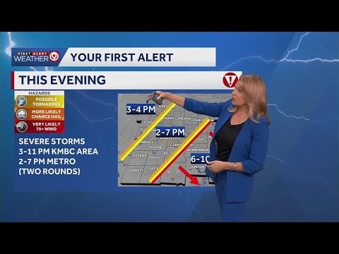 New timeline released for Kansas City's severe thunderstorms Friday
