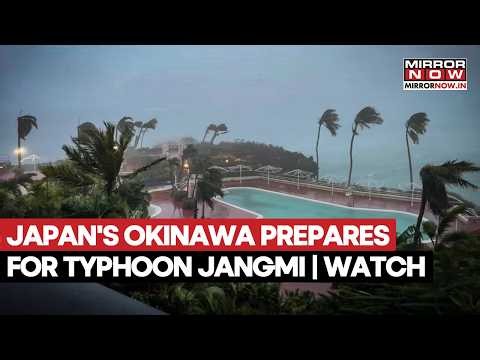 Japan Braces For Typhoon Jangmi As Incessant Rainfall Batters Okinawa, Flights Cancelled
