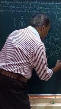 Pentagonal Pyramid on a base edge on Hp/ Engineering Drawing
