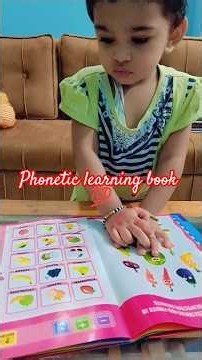 #kids interactive book #phonetic learning #viral girl 💯❤️