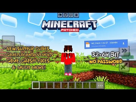 Minecraft Patch 1.26.21.1 🔥| New Sulphur Cubes Mob, Gameplay Crash Fixes!