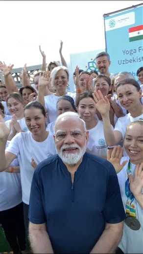 A special Yoga connect between India and Uzbekistan 🇮🇳🇺🇿