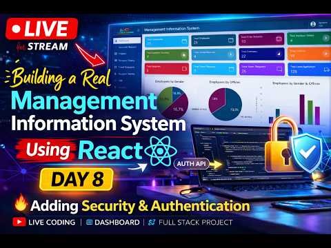 DAY 8 LIVE: Building a Real Management Information System (React + PHP Full Stack) - LEARNING REACT