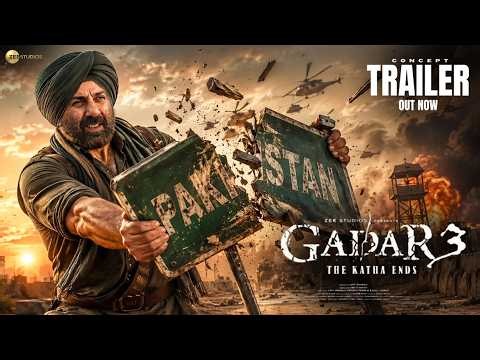 Gadar 3 | Concept Trailer | Sunny Deol | Ameesha Patel | Utkarsh Sharma | Anil Sharma