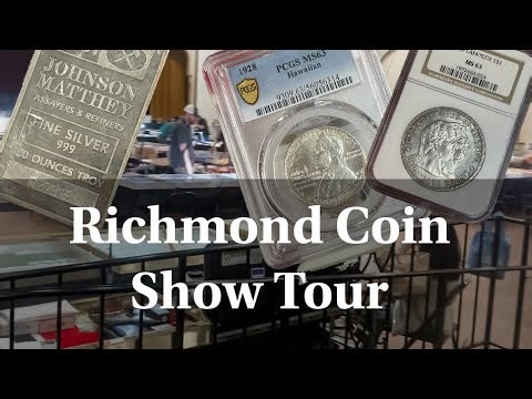 Richmond Virginia Coin Show April 30-May 2 2026 Walk the Show! Talk with Dealers
