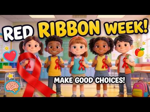 Red Ribbon Week for Kids ❤️ | What Is It? + How to Make Healthy Choices!