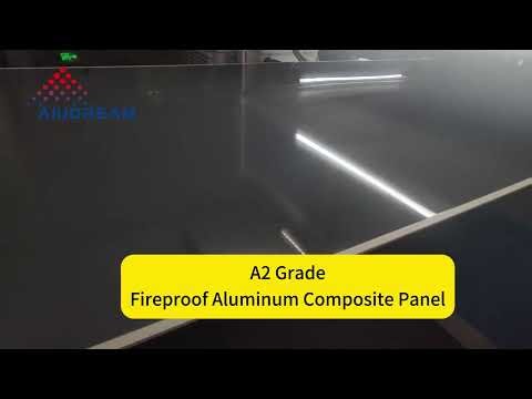 A2 Grade Grey Aluminum Composite Panel Production Video