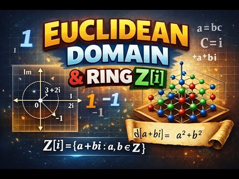 Euclidean Domains and the Ring ℤ[i] (Gaussian Integers)