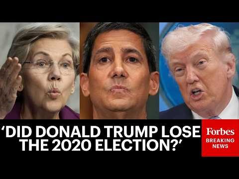 BREAKING: Fed Chair Nom Kevin Warsh Refuses To Say Trump Lost 2020 Election When Asked By Warren