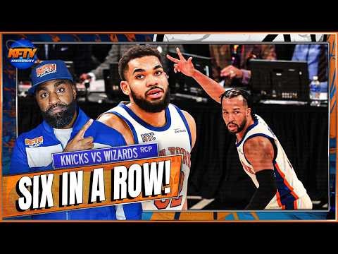 Knicks DOMINATE Wizards 💪 6 STRAIGHT WINS | Brunson & KAT Cooking