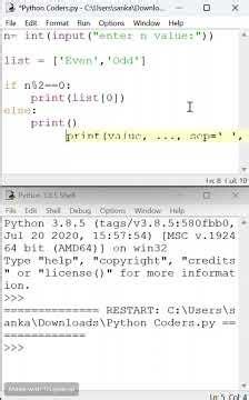Check Even or Odd Numbers Using List in Python 🔥