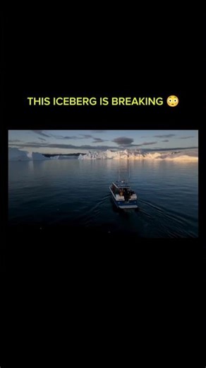 Why Icebergs Explode In Storms” 🌩️🧊#science #nature #iceberg #storm #physics #earth #shorts