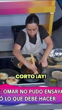 Omar deja solo a Nicola en los ensayos de #HoySoyElChef 😯