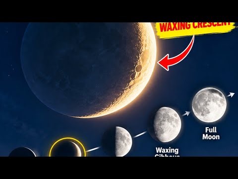 🌙 The Waxing Crescent Moon | Stages of the Moon | Everyday Science