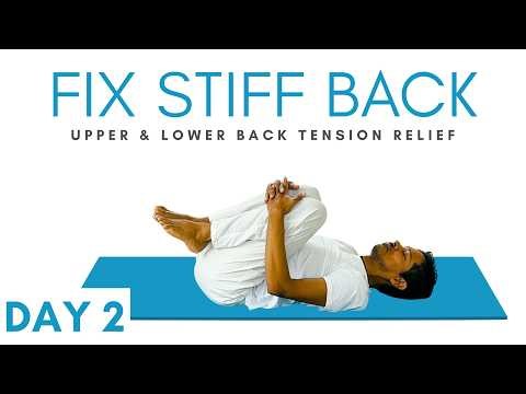 Release Upper & Lower Back Tension Fast | Day 2 Gentle Yoga Routine