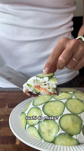 Sushi dortík do misky. #receptipyodzuzky #recept