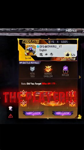 Dhanush Ff Gamer Sent Me friend request 💀🔥 #ffreels#viral #trending #dfg #reels