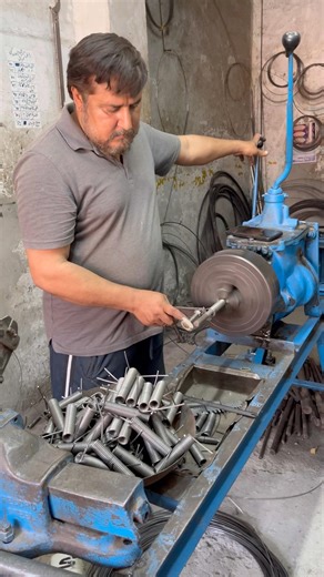 Handmade Jump Swing Spring | Simple Iron Wire Tension Spring Making #shortsvideo