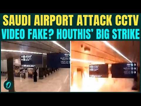 Yemen Houthis BOMB Saudi Airport SHOCKING CCTV Video? Huge Explosion Rocks Abha Airport| Fact-Check