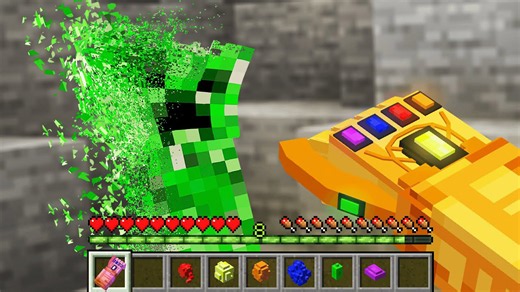 Crafting and using the legendary Infinity Stones within Minecraft