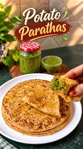 Aloo Paratha😍 | Soft & Tasty🤤 | Quick Breakfast #trending