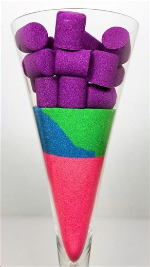 Very Satisfying and Relaxing, Kinetic Sand ASMR, Drop and squish