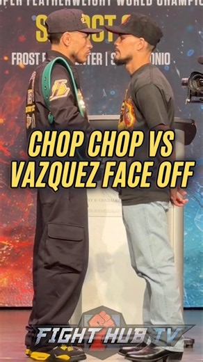 Albert Gonzalez vs Edward Vazquez TENSE co main event face off!