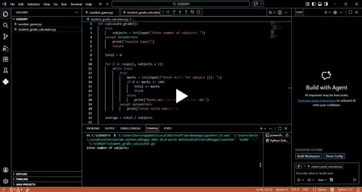 #python #codsoft #internship #codingjourney #learningbydoing #skilldevelopment #programming #futureready | KEVIN KUMAR S
