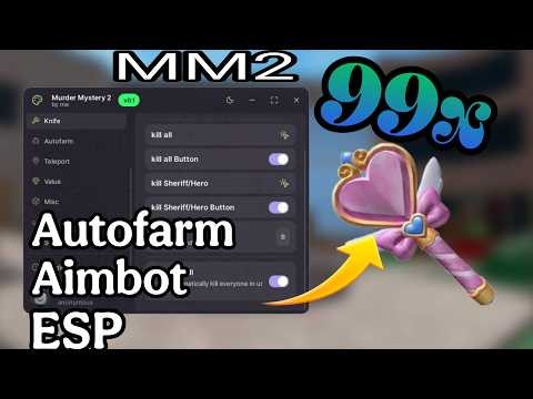 Murder mystery 2 Valentines 2026 💌 | Autofarm + Aimbot, Esp Script (no key) Xeno, Delta, ( New )